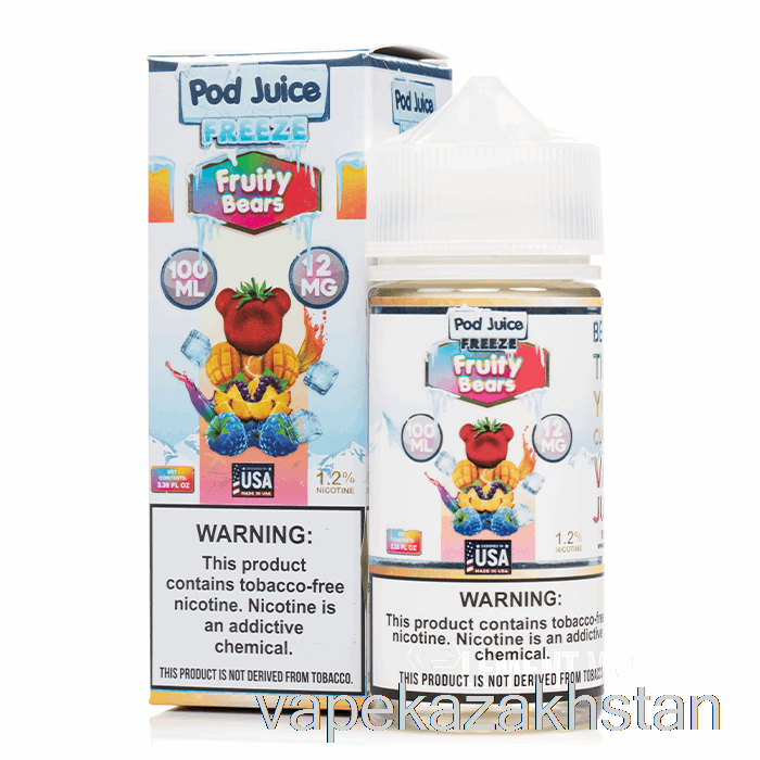 Vape Smoke FREEZE Fruity Bears - Pod Juice - 100mL 3mg